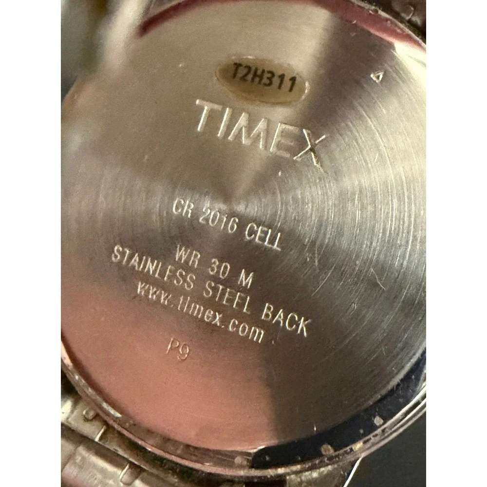 Timex Watch Indiglo T2H311 Stainless Steel Band
